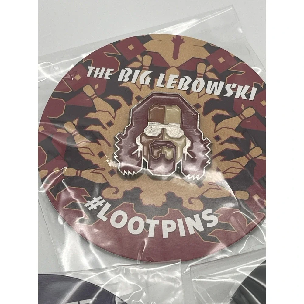 3‎ Loot Crate Pins 2018 The Big Lebowski, 2017 Kingdom & Explore Set of 3 Pins